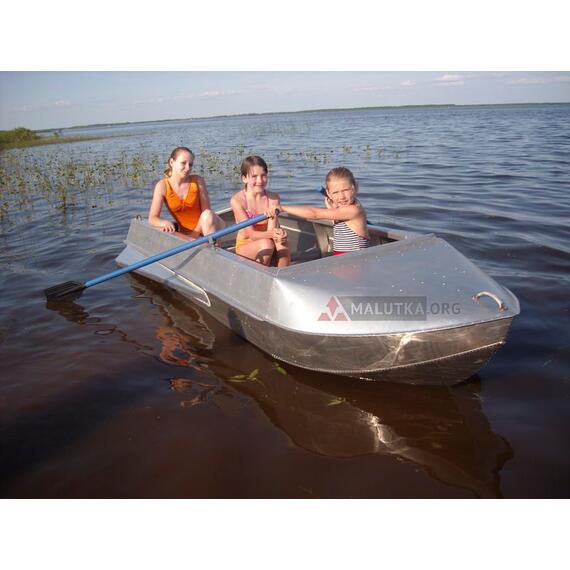 Алюминиевая лодка Романтика-Н 3.5 м., с булями, фото , изображение 5