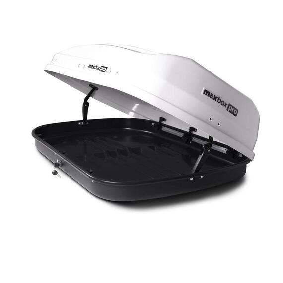 Автобокс MaxBox PRO 430 (малый) белый двустороннее открывание, фото , изображение 10