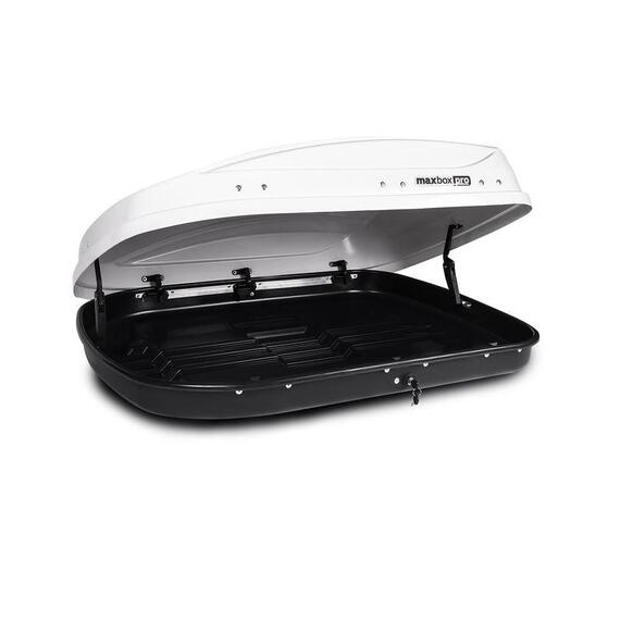 Автобокс MaxBox PRO 430 (малый) серый двустороннее открывание, фото , изображение 9