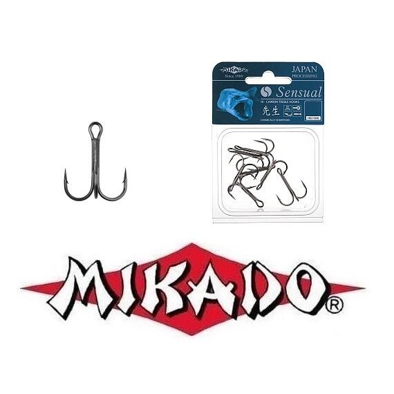 Крючки тройные Mikado Sensual HS11030-8B (10шт), фото 