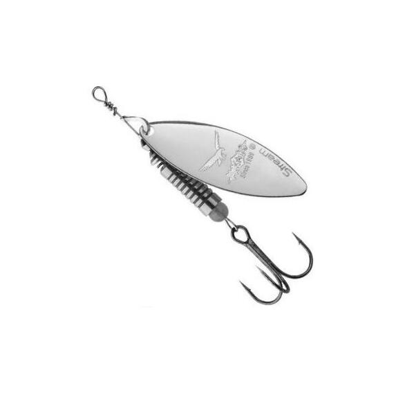 Блесна вертушка Mikado STREAM Nr 3 серебро/состаренная медь, фото , изображение 2