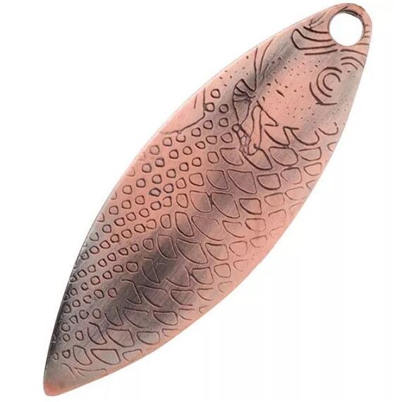 Блесна вертушка Mikado WILLOW № 4 / 11 г. состаренная медь, фото 