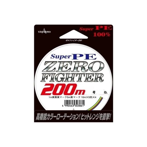 Плетеный шнур Yamatoyo Super PE Zero Fighter 10х5 х4, #1.5, 200 м, многоцветный, фото 