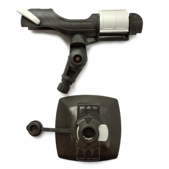 Держатель удилища Волга пластиковый на баллон, быстросъемный, фото , изображение 3