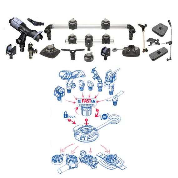 Монтажная площадка Волга с замком Fasten на жесткий борт, фото , изображение 3
