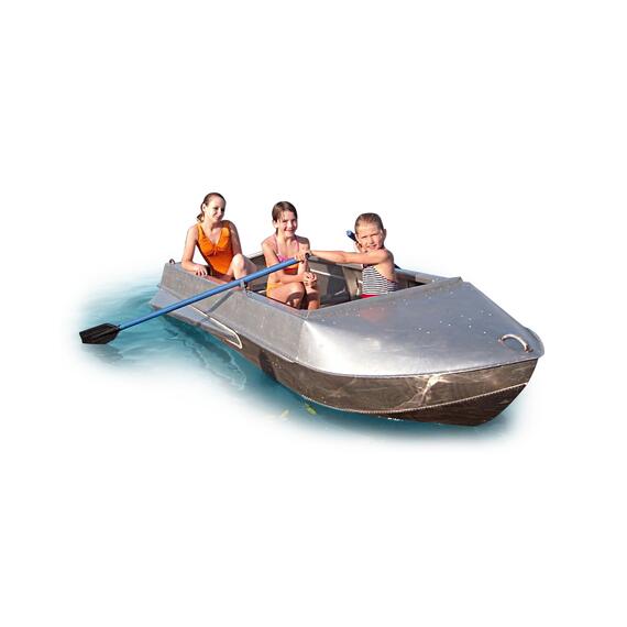 Алюминиевая лодка Романтика-Н 3.5 м., с булями, фото , изображение 4