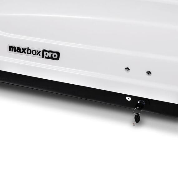 Автобокс MaxBox PRO 460 (средний) черный глянцевый металлик двустороннее открывание, фото , изображение 8