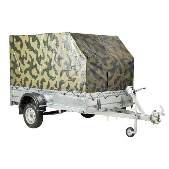 ПРИЦЕП КМЗ КВАДРО 7194 С2 без тента колесо 13, фото , изображение 2