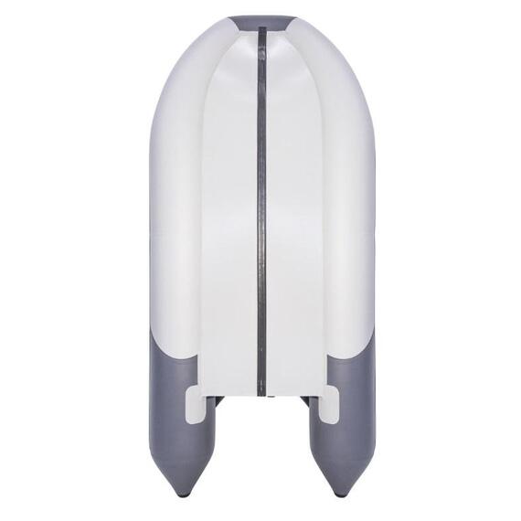 Надувная лодка Ривьера Компакт 3400 СК Комби, Расцветка: светло-серый-графит, фото , изображение 2
