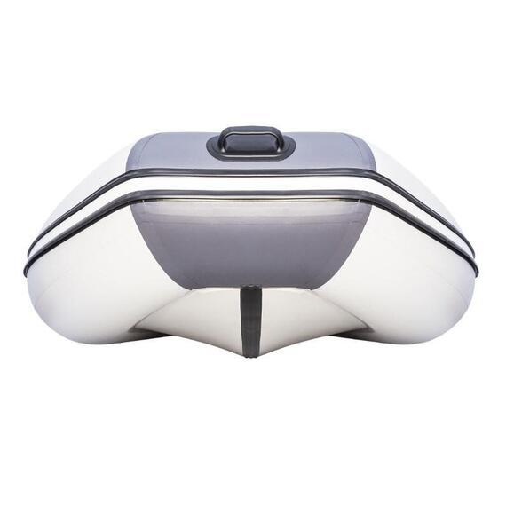 Надувная лодка Ривьера Компакт 3400 СК Комби, Расцветка: светло-серый-графит, фото , изображение 5