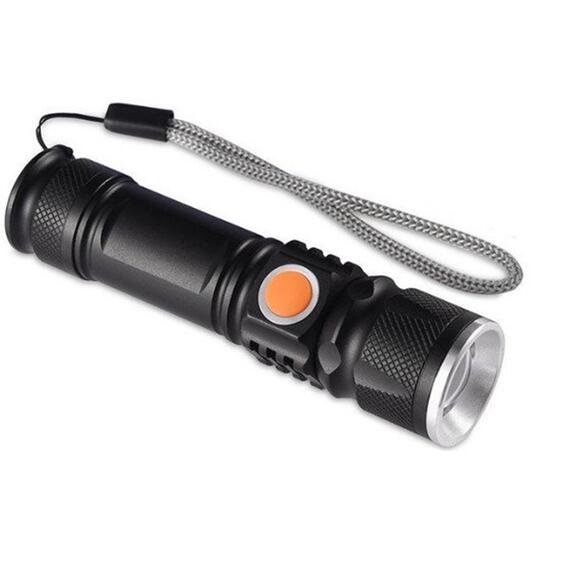 Тактический ручной фонарь Poliсe BL 515-T6 ZOOM, Фонарь с USB зарядкой, фото , изображение 2