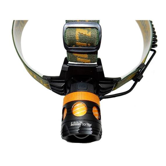 Фонарь налобный YT-K13-T6 c АКБ 18650, фото , изображение 2