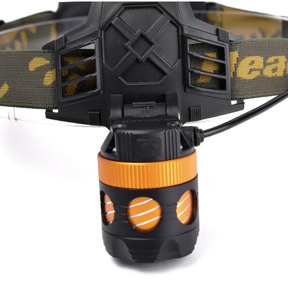 Фонарь налобный YT-K13-T6 c АКБ 18650, фото , изображение 3