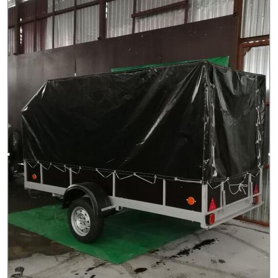 Прицеп Спец 3x1.57 м с тентом 80 cм, фото , изображение 2