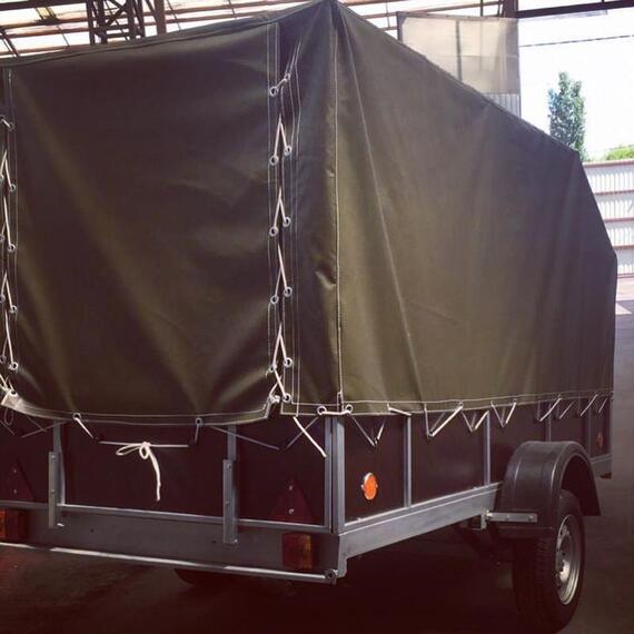 Прицеп Спец 3x1.57 м с тентом 80 cм, фото , изображение 3