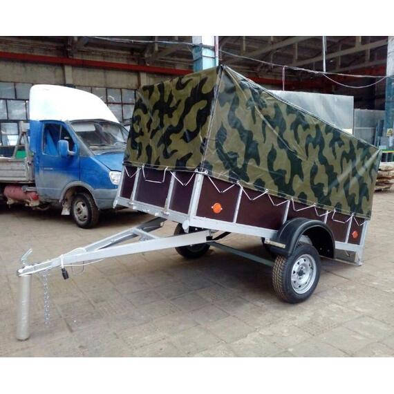 Прицеп Спец 3x1.57 м с тентом 80 cм, фото , изображение 5