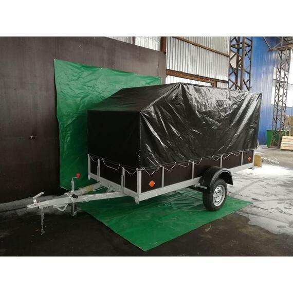 Прицеп Спец 3x1.57 м с тентом 80 cм, фото , изображение 6