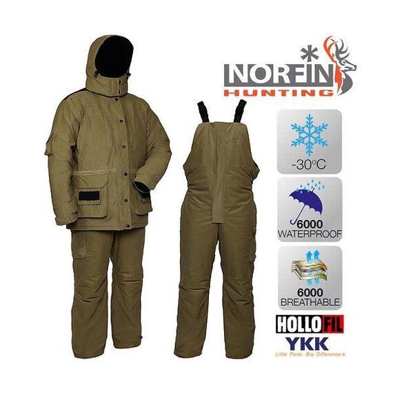 Костюм зимний NORFIN Hunting Wild Green, M, фото 