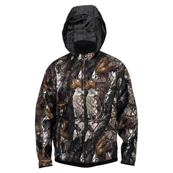 Куртка флисовая NORFIN Hunting Thunder Hood Staidness/Black, S, фото , изображение 2