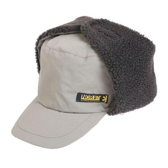 Шапка-ушанка NORFIN Inari Gray, XL, фото 