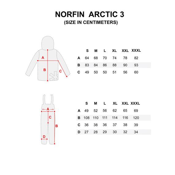 Костюм зимний Norfin ARCTIC 3, 03 L, фото , изображение 10
