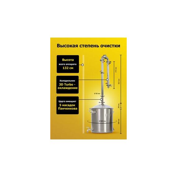 Дистиллятор WEIN ReForm+ 37 л, фото , изображение 5