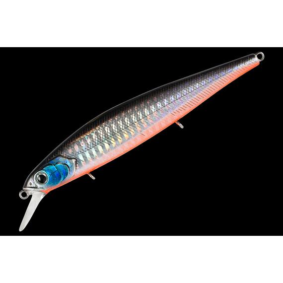 Воблер TsuYoki FLIRT 115SP, 16,5 г, 115 мм, загл. 1,0 - 1,8 м, 413, Цвет: 413, Вес воблера (г): 16,5, Длина воблера (мм): 115, Тип воблера: Минноу, Тип плавучести : суспендер, Штрихкод: 4627138878637, Количество крючков: 3, фото 