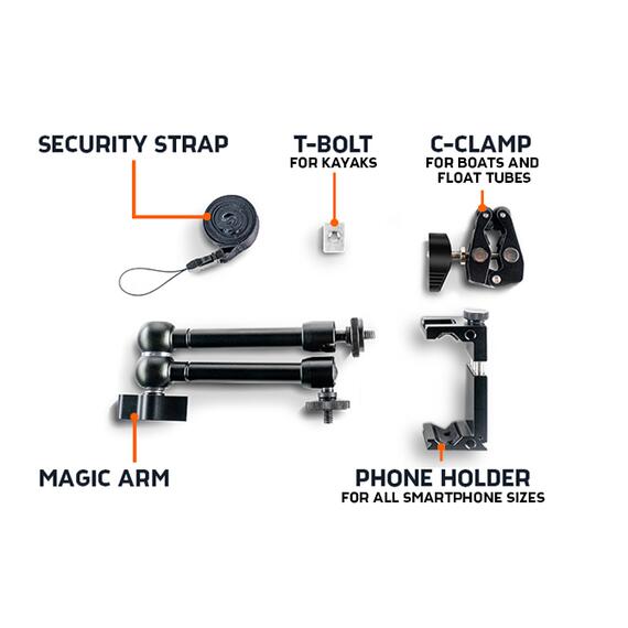 Держатель для смартфона на борт Deeper Smartphone Mount for boat and kayak, фото , изображение 3