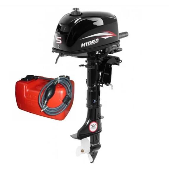 Лодочный мотор Hidea HD 5 FHS + Бак на 12 литров!, фото 