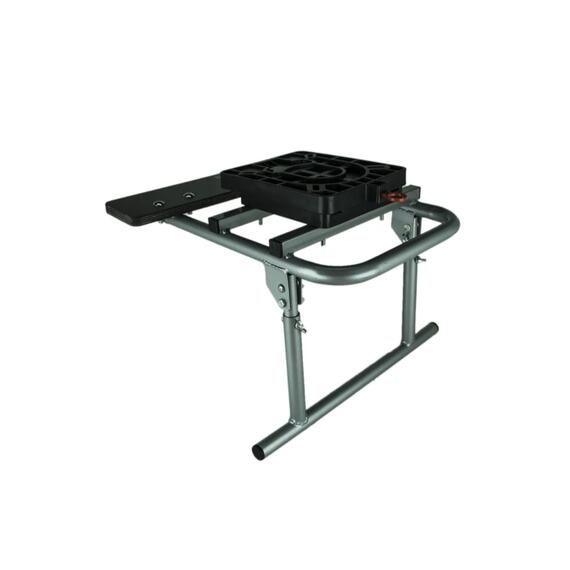 Опора сиденья Патриот регулируемая складная с поворотным механизмом на ликтрос (лодка ПВХ, RIB), фото 