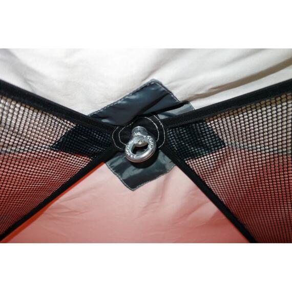 Зимняя палатка Пингвин Призма Премиум Strong (2-сл) 225х215 (бело-оранжевый), фото , изображение 6