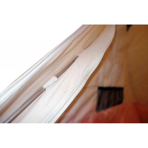 Зимняя палатка Пингвин Призма Премиум Strong (2-сл) 225х215 (бело-оранжевый), фото , изображение 12