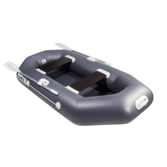 Надувная гребная лодка ПВХ Барс 240 (графит), фото , изображение 3