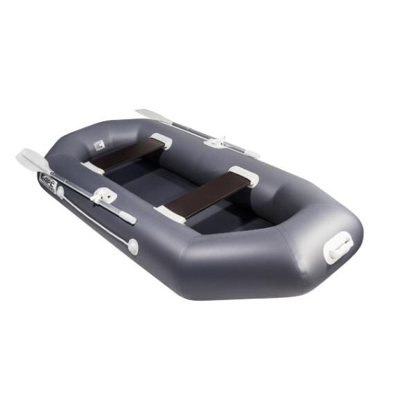 Надувная гребная лодка ПВХ Барс 260 (графит), фото , изображение 3