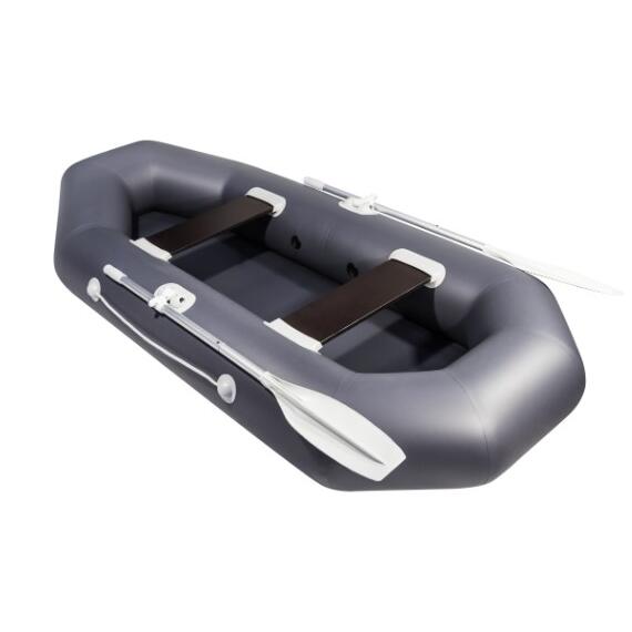 Надувная гребная лодка ПВХ Барс 260 (графит), фото , изображение 4