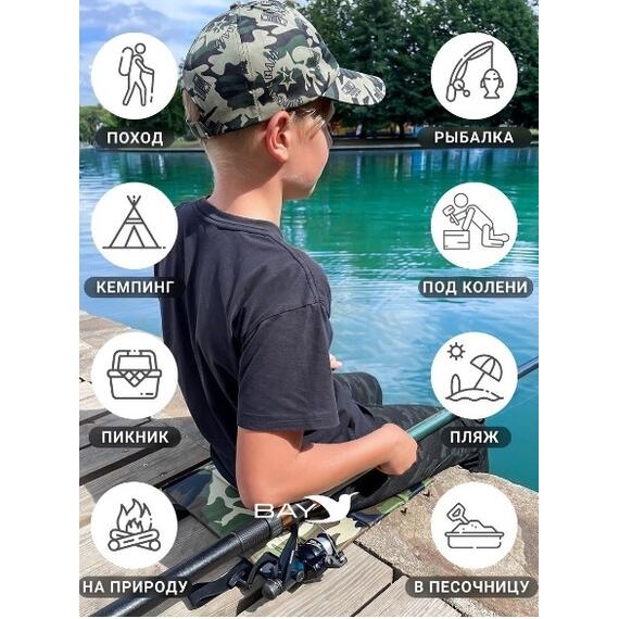 Сидушка складная туристическая BAY (поджопник), фото , изображение 5