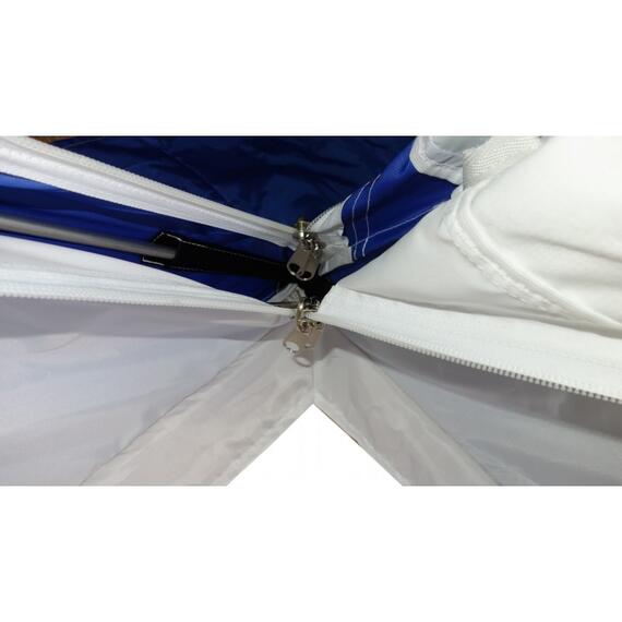 Всесезонная палатка Призма Шелтерс Big Twin (2-сл) 430*215 (бело-синий), фото , изображение 12