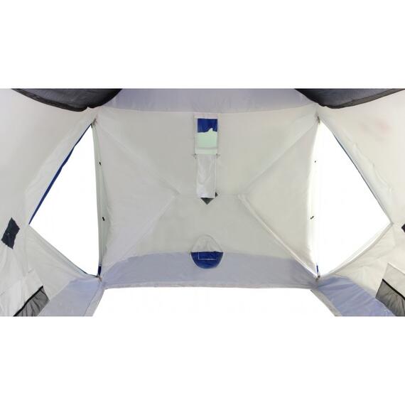 Всесезонная палатка Призма Шелтерс Big Twin (2-сл) 430*215 (бело-синий), фото , изображение 14