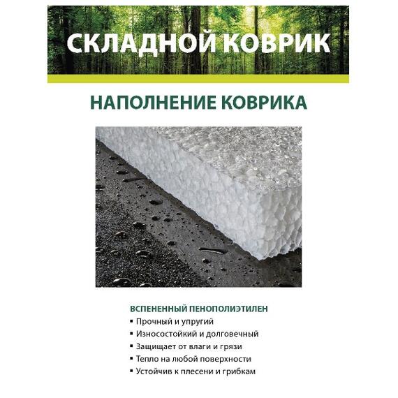 Коврик туристический складной BAY (черный), Расцветка: Чёрный, фото , изображение 6