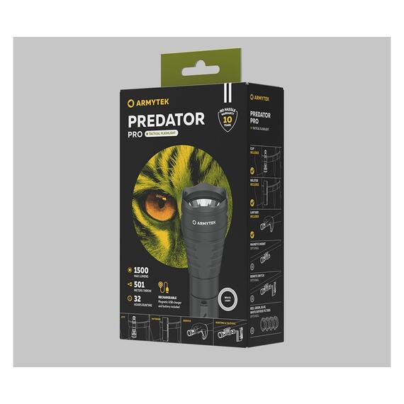 Фонарь Armytek Predator Pro Magnet USB Белый, фото , изображение 3
