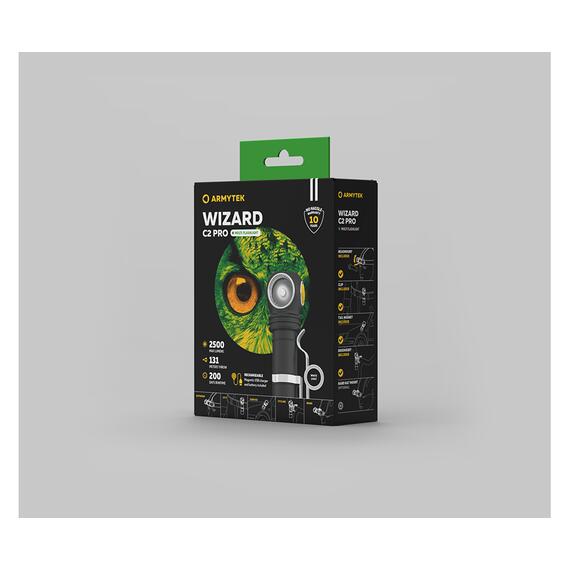 Фонарь Armytek Wizard C2 Pro Magnet USB Olive Белый, фото , изображение 2