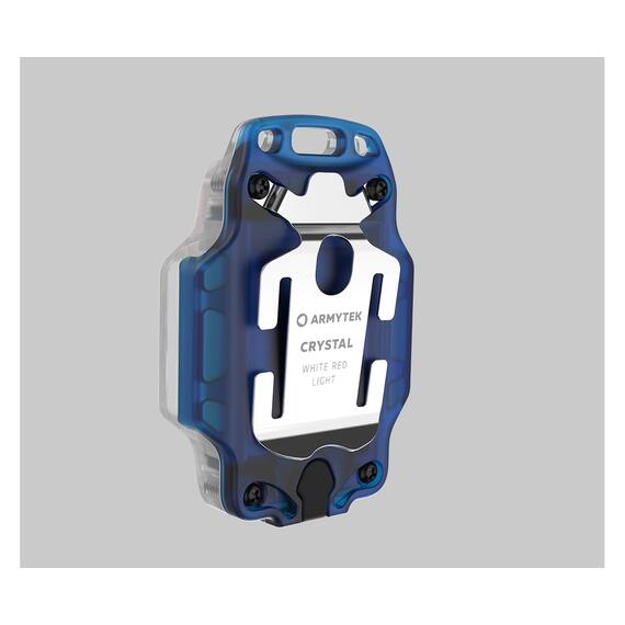 Фонарь Armytek Crystal Синий, Источник света : LXNZPL696 (белый) + LXNZPL696 (красный), Цвет: серый/синий, Световая температура: White, фото , изображение 2