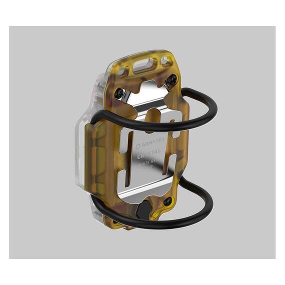 Фонарь Armytek Crystal Желтый, Источник света : LXNZPL696 (белый) + LXNZPL696 (красный), Цвет: серый/желтый, Световая температура: White, фото , изображение 3