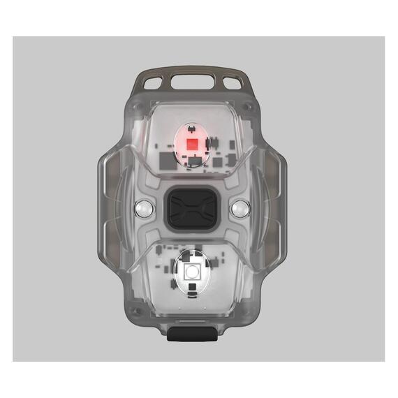 Фонарь Armytek Crystal Зеленый, Источник света : LXNZPL696 (белый) + LXNZPL696 (красный), Цвет: серый/зеленый, Световая температура: White, фото 