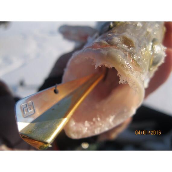 Блесна RB Parus 25 г Silver Gold (04), фото , изображение 5