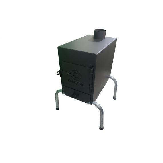 Печь дровяная Сибтермо малая (эконом) + подарок (Датчик задымления), Размер : Малая, фото 