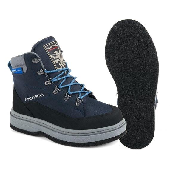 БОТИНКИ FINNTRAIL GREENWOOD Felt sole 5224 GRAPHITE, 10(43), Размер: 43, фото 