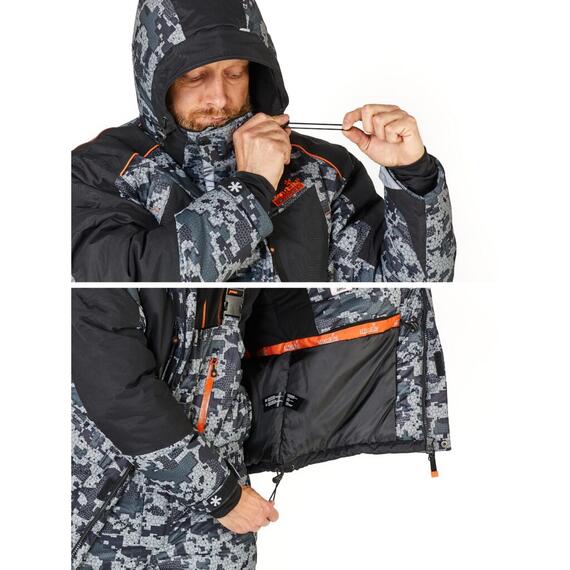 Костюм зимний NORFIN Discovery 2 Camo, XXXL, Цвет: камуфляж, Размер: XXXL, фото , изображение 7