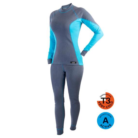Термобелье Norfin Women LADY BASE BLUE, L, Цвет: голубой, Размер: L, фото 