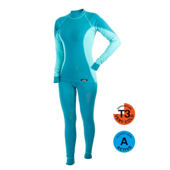 Термобелье Norfin Women LADY BASE AQUAMARINE, L, Цвет: аквамарин, Размер: L, фото 